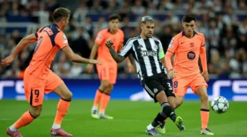 توقيت مواجهة برشلونة ونيوكاسل المرتقبة في منافسات دوري أبطال أوروبا لكرة القدم